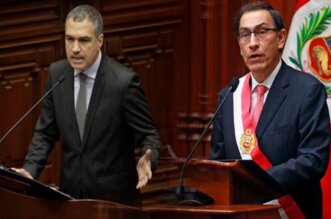 Salvador del Solar y Martin Vizcarra.