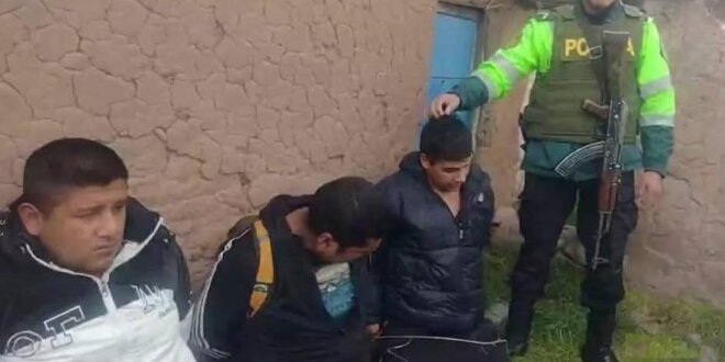 1. PRISION PARA TRES DELINCUENTES Momento de la captura foto grande