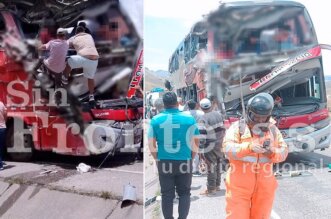 Un grave accidente ocurrió en Santa Lucía.