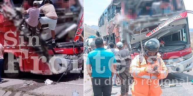 Un grave accidente ocurrió en Santa Lucía.