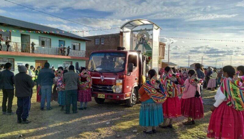 Varon fue apunalado en festividad patronal FOTO PRINCIPAL