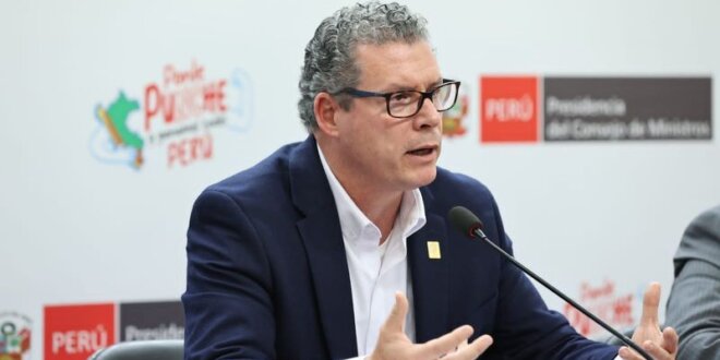 Ministro Morgan Quero.