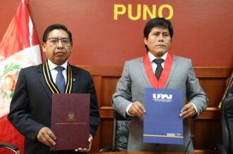 Corte Superior de Justicia de Puno y la UNAJ.