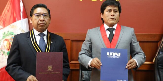 Corte Superior de Justicia de Puno y la UNAJ.