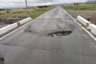 Alerta por puente que esta a punto de colapsar