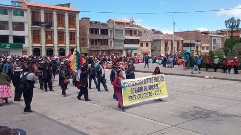 Anuncian protestas contra represion