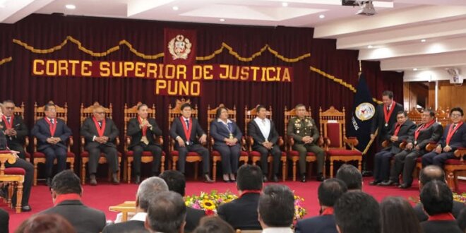 Año judicial en Puno.