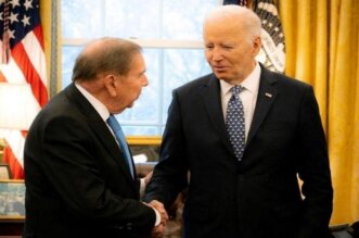 El opositor Edmundo González Urrutia fue recibido por Joe Biden.