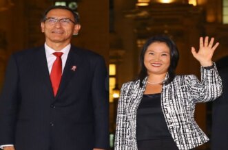 Vizcarra y Keiko Fujimori.