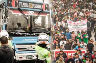 Transportistas anuncian paro.