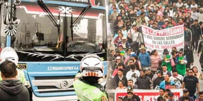 Transportistas anuncian paro.