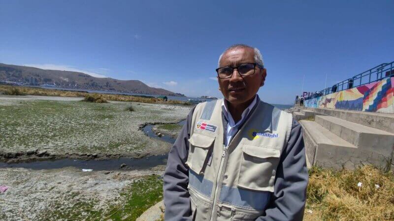 foto silueta el lago sube de nivel