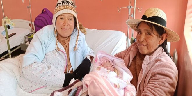 La primera bebé del 2025.