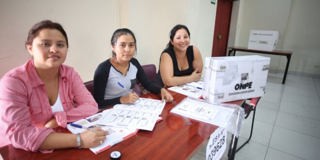 miembros de mesa