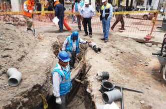 Trabajos están retrasados.