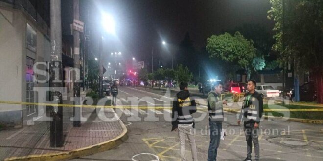 Balacera en inmediaciones del cementerio de La Apacheta.