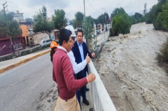 Se advirtió un mayor rebose de la represa Aguada Blanca tras llegar a su límite.