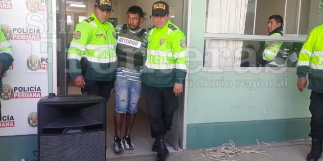 Capturan a autor del crimen en Juliaca.