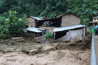 Lluvias causan daño.