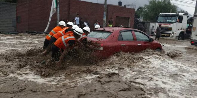 Lluvias en Perú.