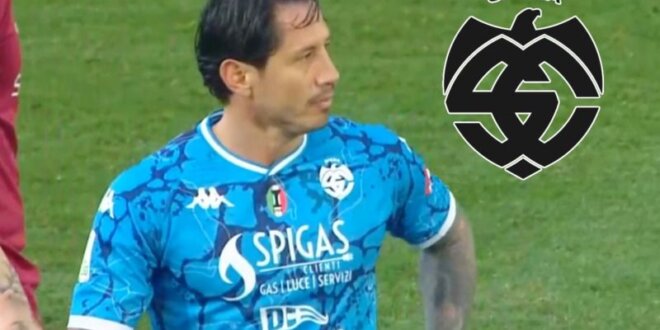 Gianluca Lapadula debutó con el Spezia.