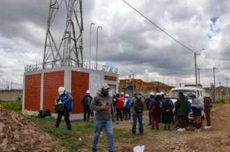 Trabajos para instalar antenas fueron paralizados.