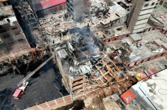 Incendio en Barrios Altos.