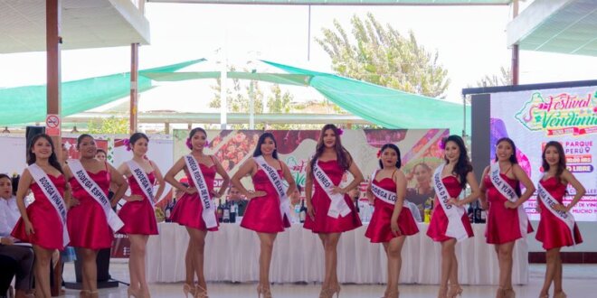 Esta tarde se elegirá a Miss Vendimia en el Parque Perú.