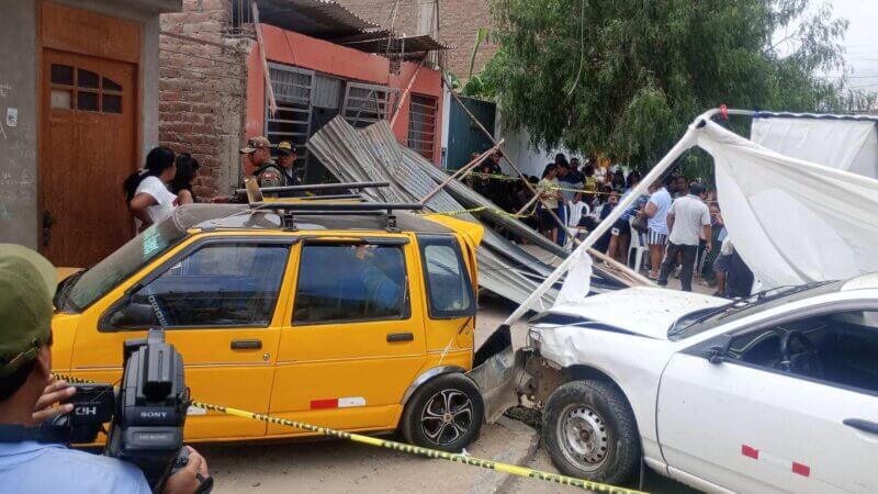 Otras tres personas también resultaron heridas a causa del incidente.