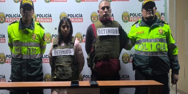 Integrantes de "Los Cogoteros" capturados tras asalto en el jirón Huancané.