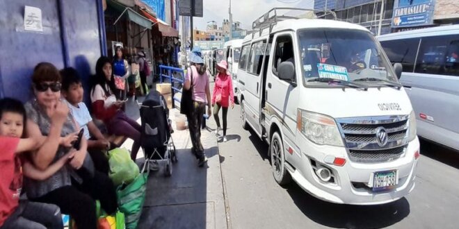 Decenas de pobladores se verán afectados por paralización de unidades.