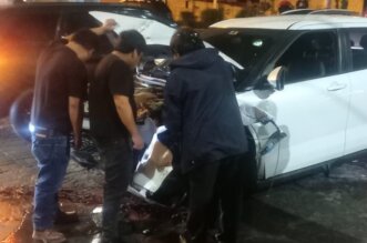 Serios daños dejó el accidente.