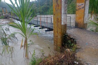 Desborde de rio de sandia deja tragedia