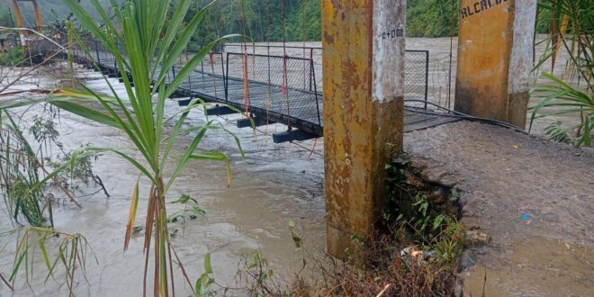 Desborde de rio de sandia deja tragedia