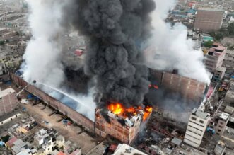 Incendio en el Centro de Lima.