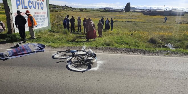 Un vehiculo atropella a ciclista y de da a la fuga