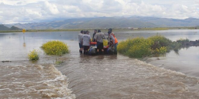 Vilque inundado.