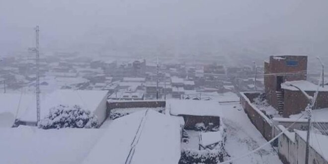 Nevadas, granizadas, vientos fuertes se vienen estos días.