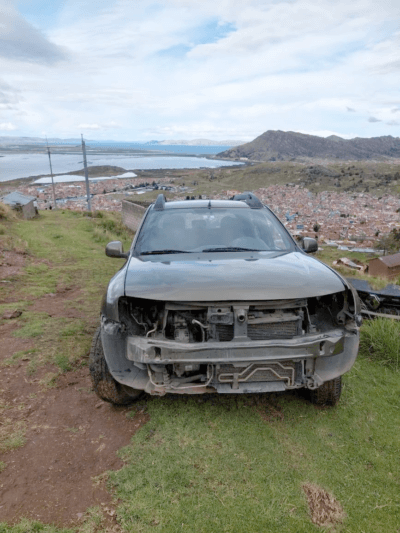 hallan vehiculo desmantelado camino a canchcarani 2