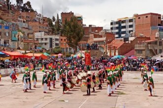 Los sikuris presentes en el concurso Pinkillo de Oro.