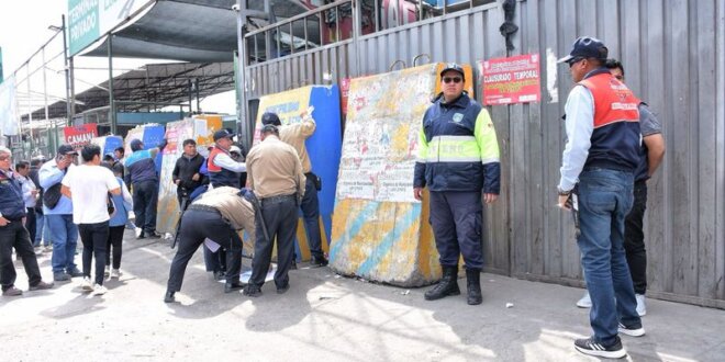 Comuna de Bustamante ponen orden en terminales ubicados a lado de Gratersa.