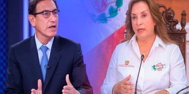 Martín Vizcarra y Dina Boluarte.