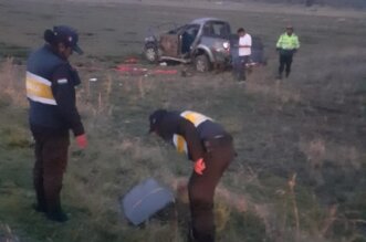 Aparatoso despiste deja un muerto y dos heridos