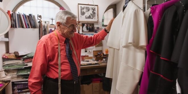 Raniero Mancinelli, un sastre italiano.