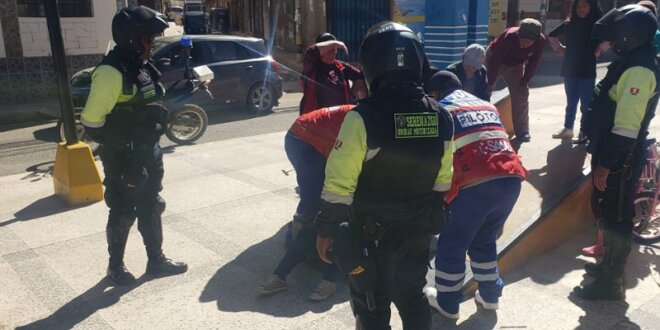 Escolar herido.