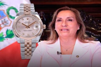 Dina Boluarte y caso Rolex.