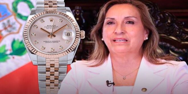 Dina Boluarte y caso Rolex.