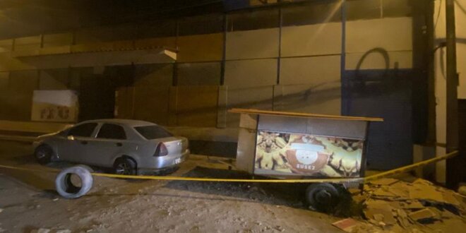 La Policía investiga un posible caso de extorsión. No se reportaron heridos.