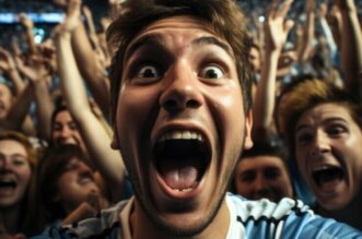 fans cheering soccer final argentina colombia 23 2151696126