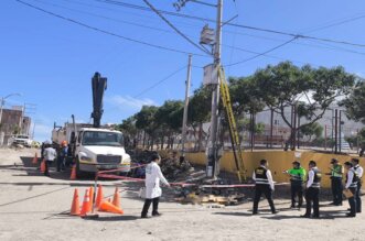 Ocurrió antes del inicio oficial del corte programado de energía en el sector.